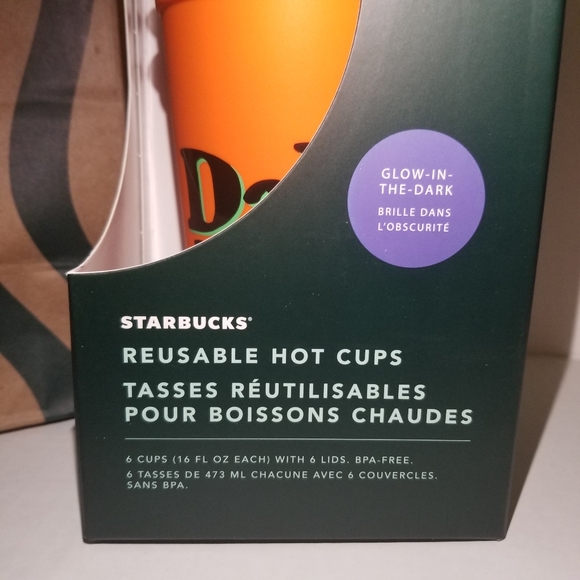 Starbucks Halloween Glow in the Dark Hot Cups - Picture 3 of 3